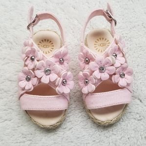 UGG sparkles flower sandals